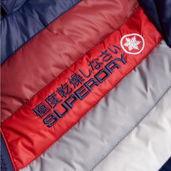 Superdry Retro Ride Hooded Bomber Jacket - Picture 7 of 12